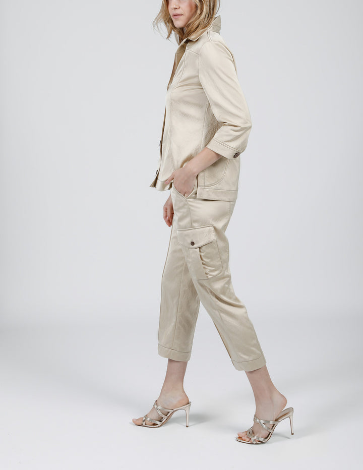 Washable Viscose Cargo Pant