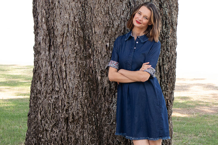 Dizzy-Lizzie Hyannis Denim Dress