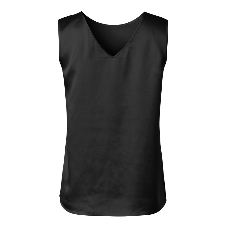 Diomi Silk Reversible Tank Top - Black