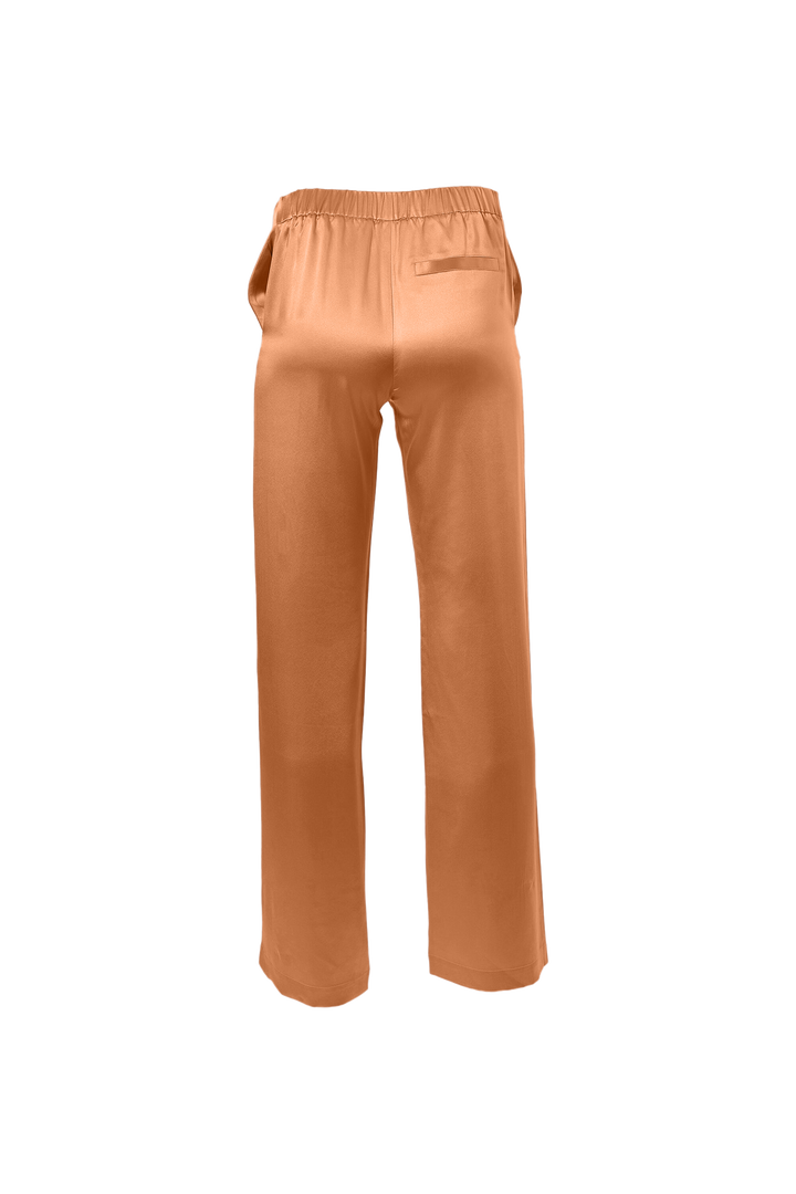 Classic Straight Leg Pants In Copper