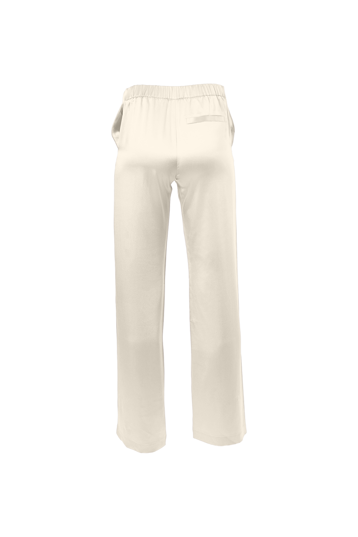 Classic Straight Leg Pants In Cream