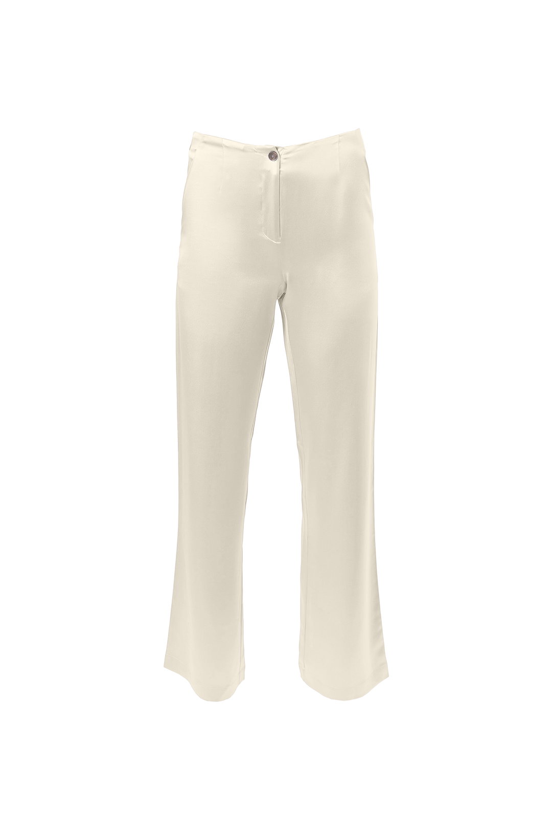 Classic Straight Leg Pants In Cream