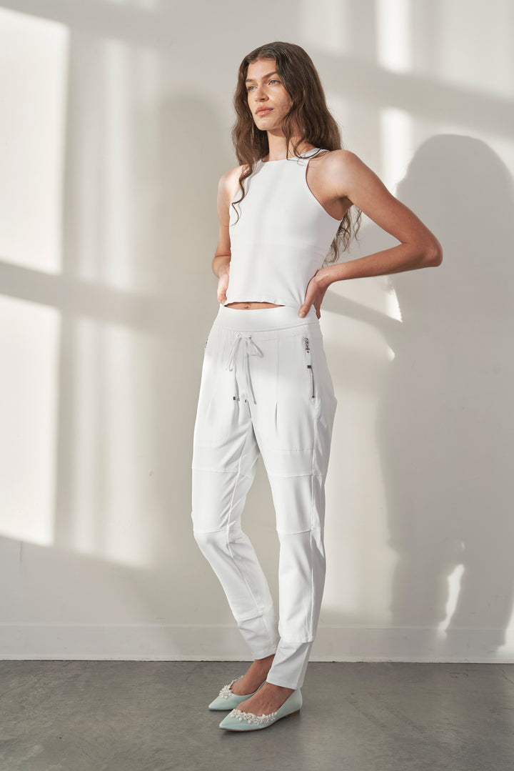 Raffaello Rossi Candy Pants in White available at Barbara Katz