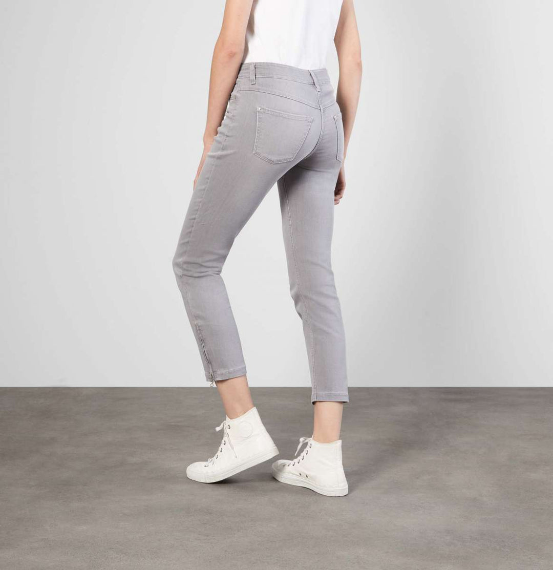 MAC Dream Chic Crop Jean - Silver Grey