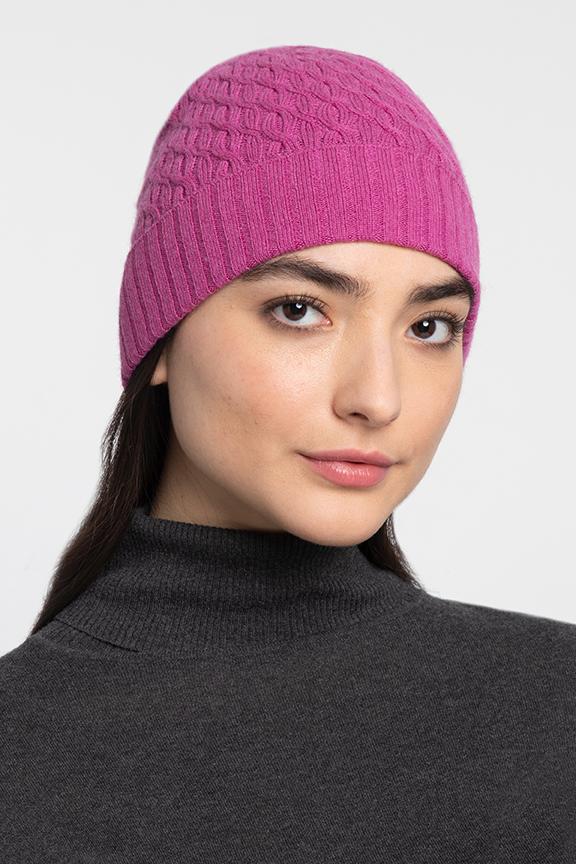 Kinross Cashmere Textured Hat