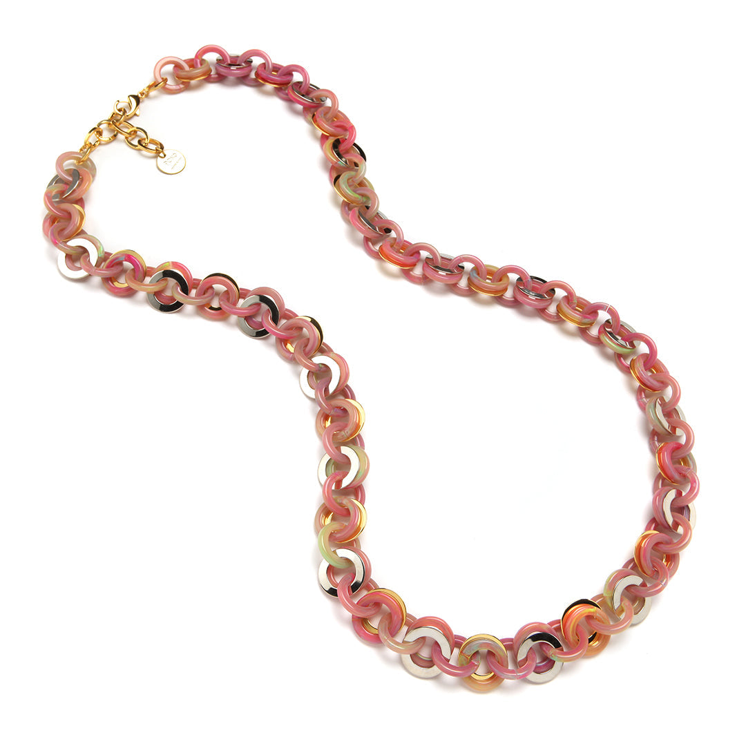  Pono Sea Chain Necklace in Flamingo