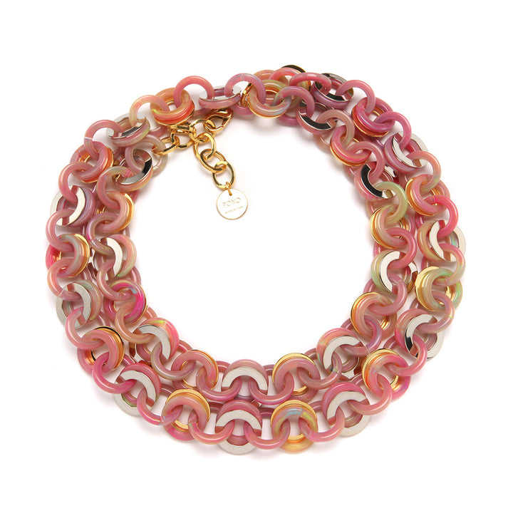  Pono Sea Chain Necklace in Flamingo