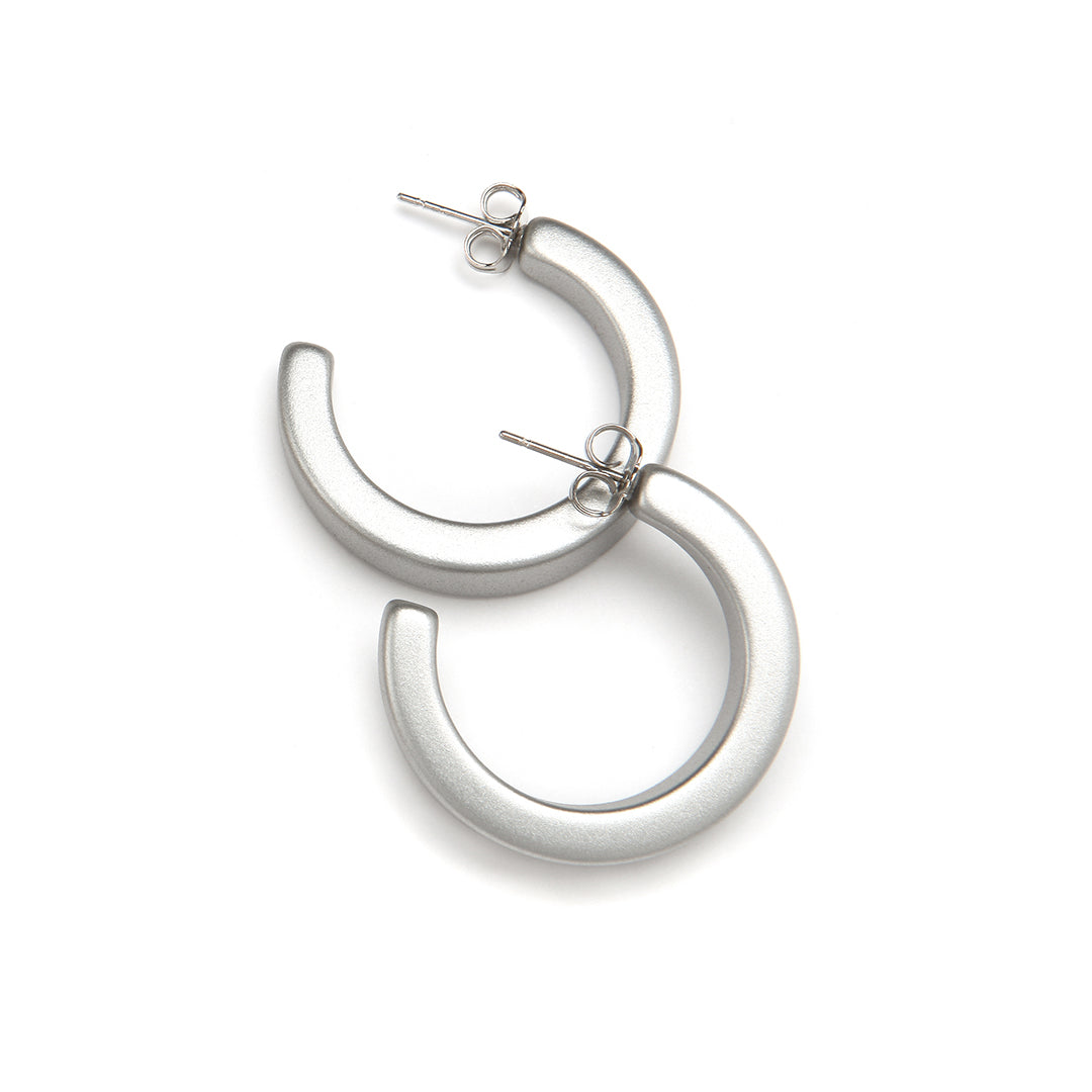 Pono Fia Barile Earring Silver