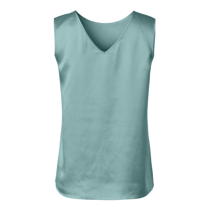 Diomi Silk Reversible Tank Top - Sea Foam