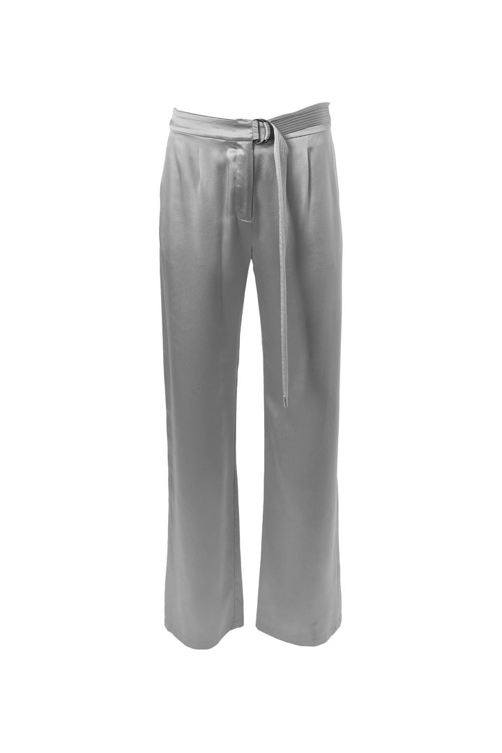 D-Ring Straight Leg Pants In Stone Grey