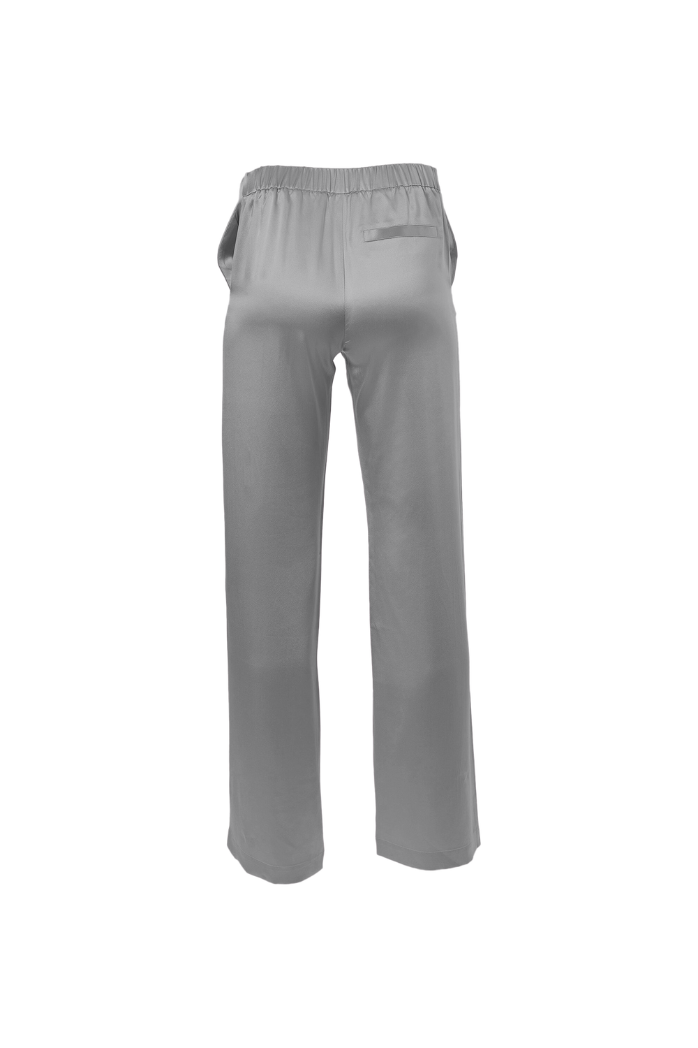 Classic Straight Leg Pants In Stone Grey