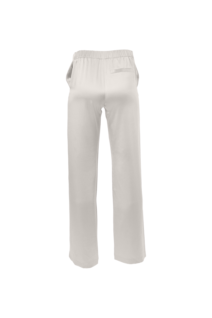 Classic Straight Leg Pants In White