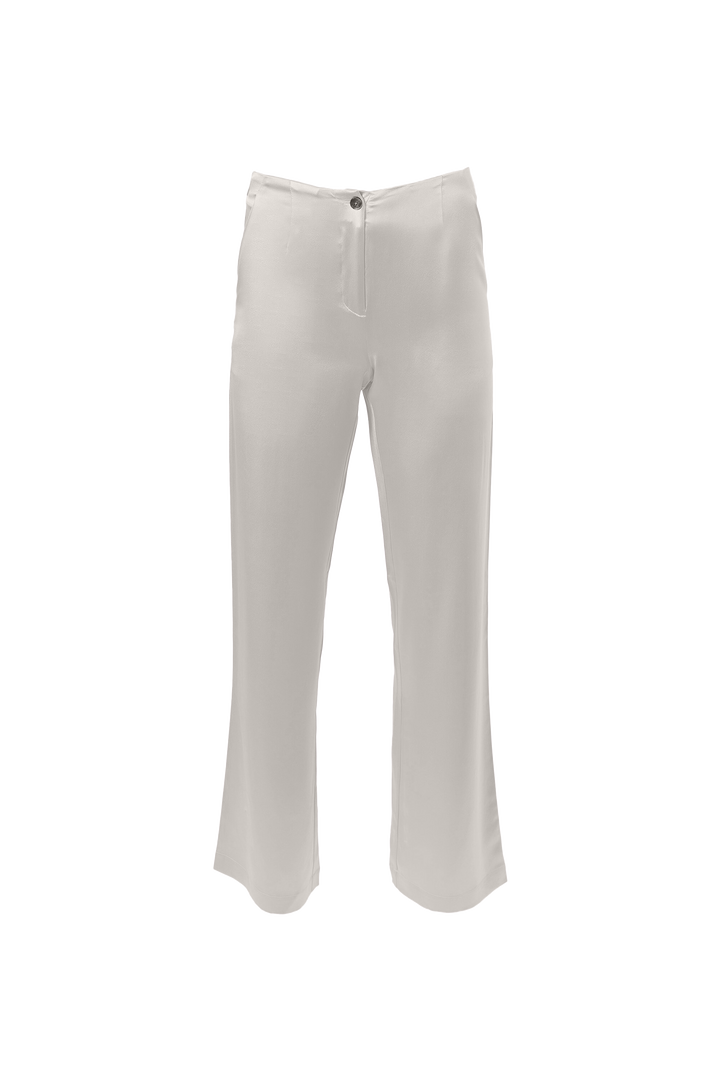 Classic Straight Leg Pants In White